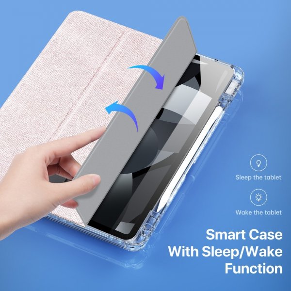 Dux Ducis iPad Air 13 (M2/M3/M4) -suojakotelo, UNID-sarja, vaaleanpunainen