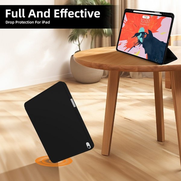 4smarts iPad Air 13 (M2/M3/M4) Fodral Folio Case Basic Musta