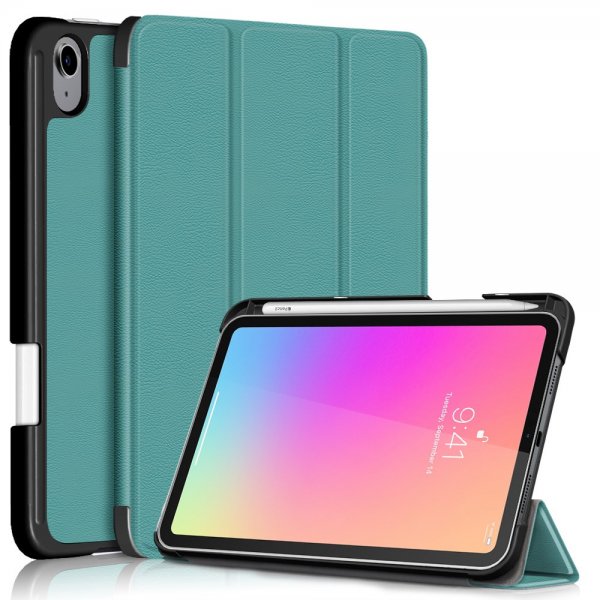 iPad mini (6. sukupolvi)/iPad mini (A17 Pro) Suojakotelo kynäpidikkeellä Vihreä