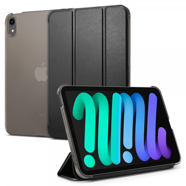 Spigen iPad mini (6. sukupolvi)/iPad mini (A17 Pro) Smart Fold -suojakuori, musta