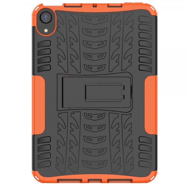 iPad mini (6. sukupolvi)/iPad mini (A17 Pro) Kuori Rengaskuvio Jalustatoiminto Oranssi