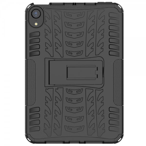 iPad mini (6. sukupolvi)/iPad mini (A17 Pro) Kuori Rengaskuvio Jalustatoiminto Musta