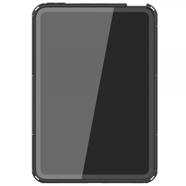 iPad mini (6. sukupolvi)/iPad mini (A17 Pro) Kuori Rengaskuvio Jalustatoiminto Musta