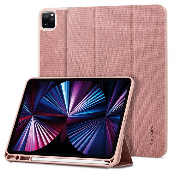 Spigen iPad Pro 11 (2./3./4. sukupolvi) Urban Fit -suojakuori, ruusukulta