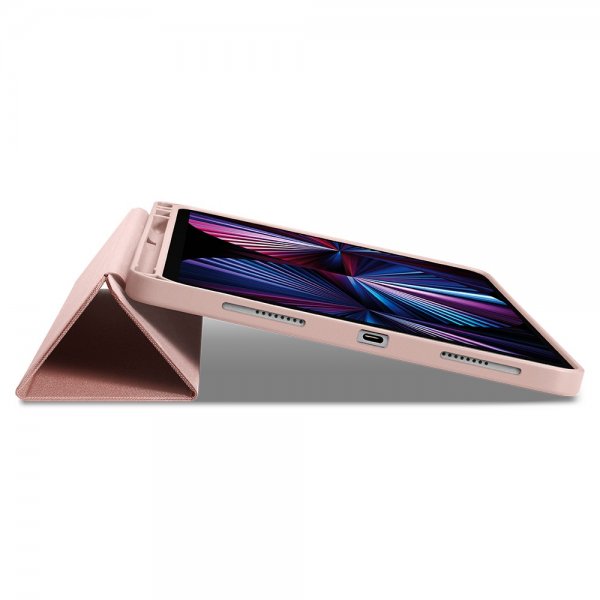 Spigen iPad Pro 11 (2./3./4. sukupolvi) Urban Fit -suojakuori, ruusukulta