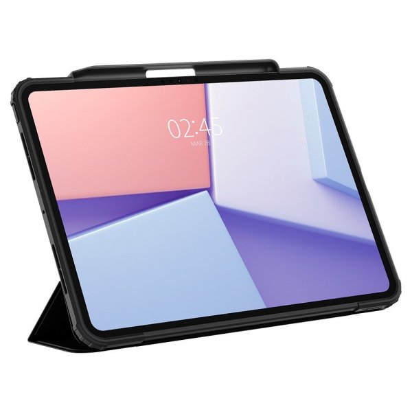 Spigen iPad Pro 11 (M4/M5) Ultra Hybrid Pro -suojakuori, musta