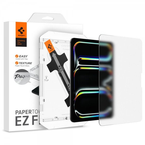 Spigen iPad Pro 11 (M4/M5) -näytönsuoja Paper Touch EZ Fit