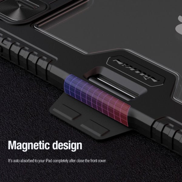 Nillkin iPad Pro 11 (M4/M5) Fodral Bumper Leather Case Pro, musta