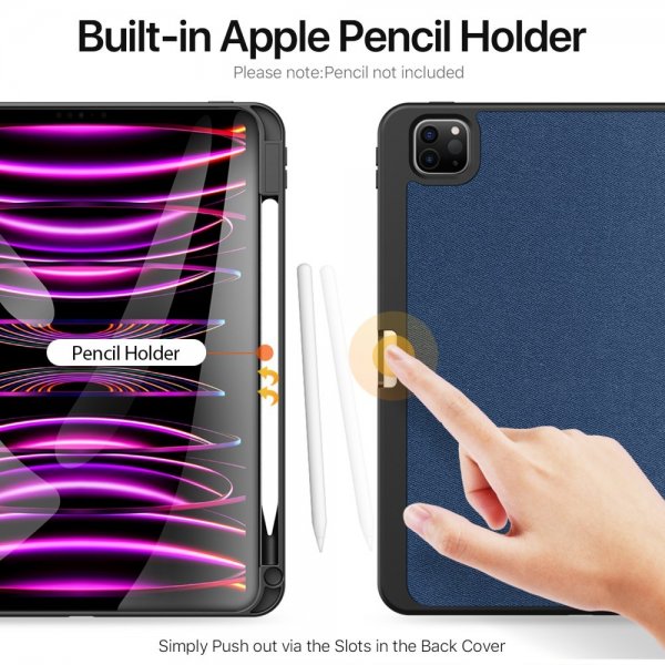 Dux Ducis iPad Pro 11 (M4/M5) DOMO Series -suojakotelo, sininen