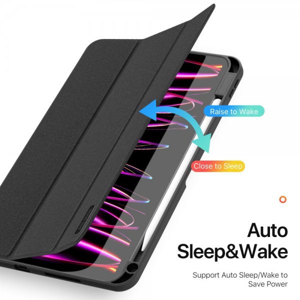 Dux Ducis iPad Pro 11 (M4/M5) Kotelo DOMO Series Musta