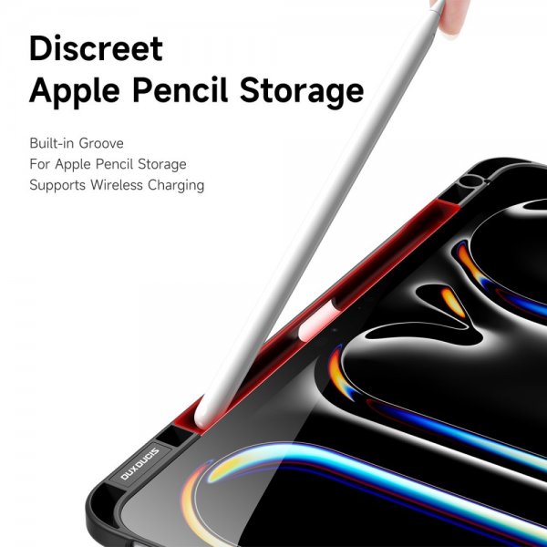Dux Ducis iPad Pro 11 (M4/M5) Magi Series -suojakotelo, musta
