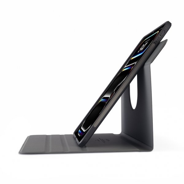 Pipetto iPad Pro 11 (M4/M5) Suojakotelo Origami No5 Rotating Folio Case Musta