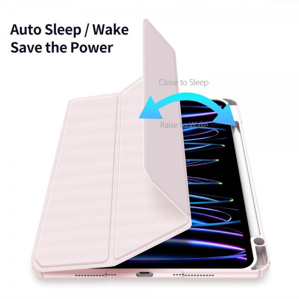 Dux Ducis iPad Pro 11 (M4/M5) Suojakotelo TOBY-sarja Vaaleanpunainen