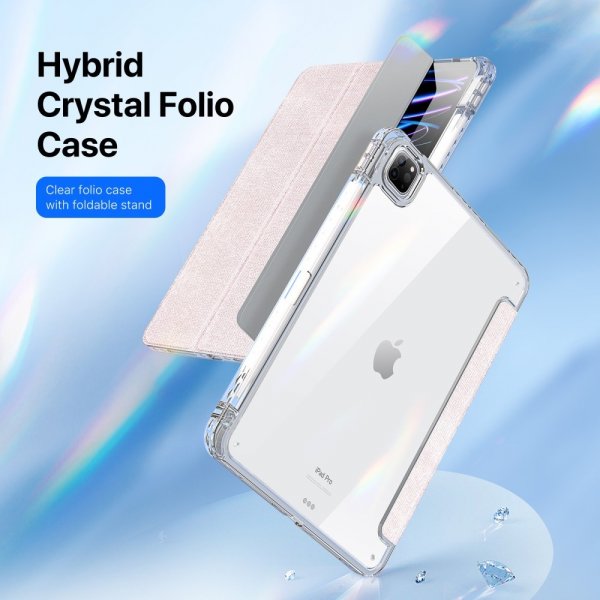 Dux Ducis iPad Pro 11 (M4/M5) -suojakotelo, UNID-sarja, vaaleanpunainen