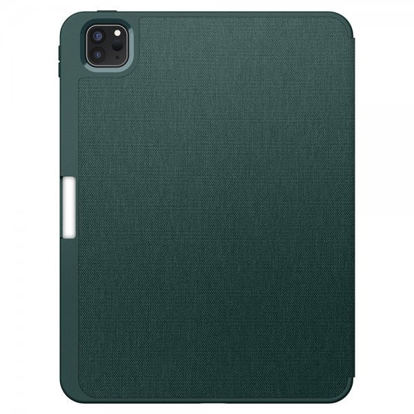 Spigen iPad Pro 11 (M4/M5) Urban Fit -suojakotelo, Midnight Green