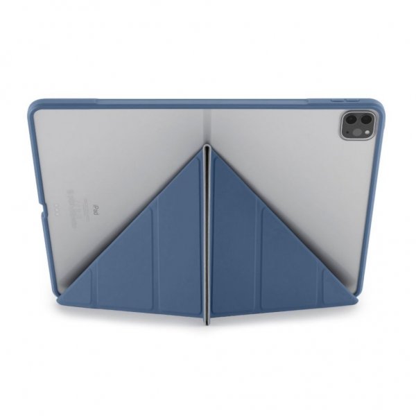 Pipetto iPad Pro 12.9 (gen 4/5/6) Origami No1 -suojakotelo, sininen