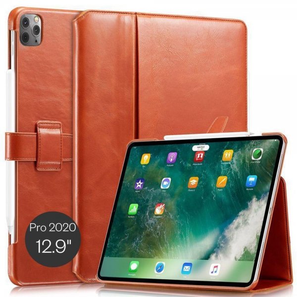 KAVAJ iPad Pro 12.9 (sukupolvet 4/5/6) Suojakotelo London Ruskea