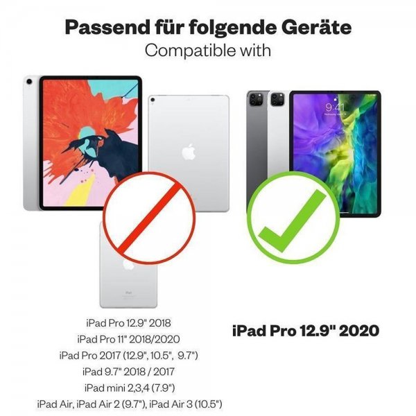 KAVAJ iPad Pro 12.9 (sukupolvet 4/5/6) Suojakotelo London Ruskea