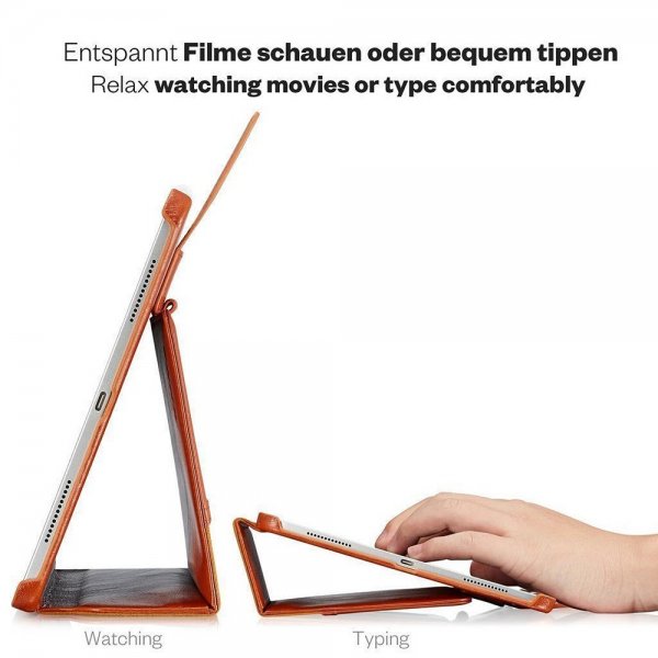 KAVAJ iPad Pro 12.9 (sukupolvet 4/5/6) Suojakotelo London Ruskea