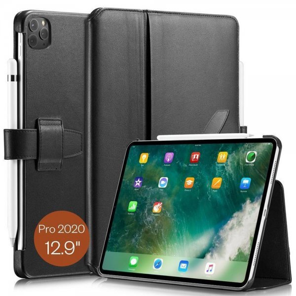 KAVAJ iPad Pro 12.9 (sukupolvi 4/5/6) Suojakotelo London Musta