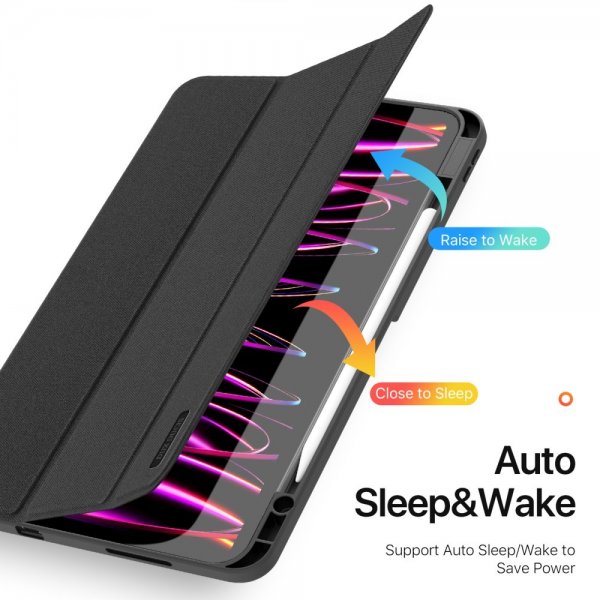 Dux Ducis iPad Pro 13 (M4/M5) Suojakotelo DOMO-sarja Musta