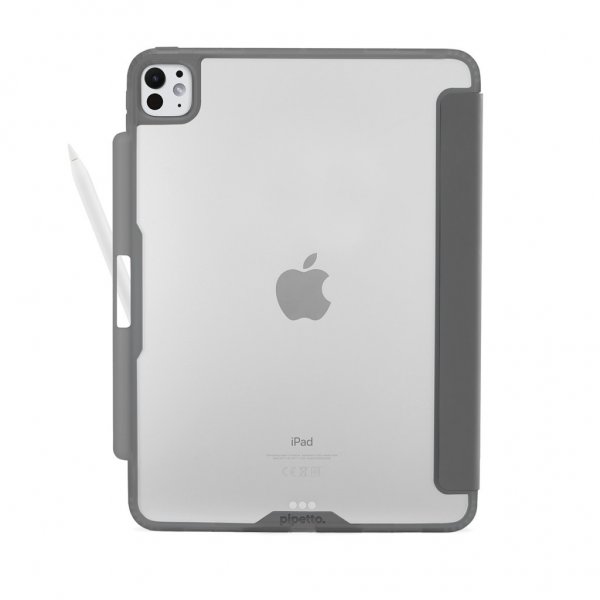 Pipetto iPad Pro 13 (M4/M5) -suojakotelo Origami No3 Pencil Case, harmaa