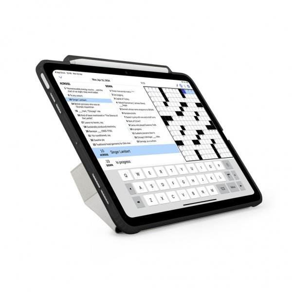 Pipetto iPad Pro 13 (M4/M5) Suojakotelo Origami No3 Pencil Case Musta