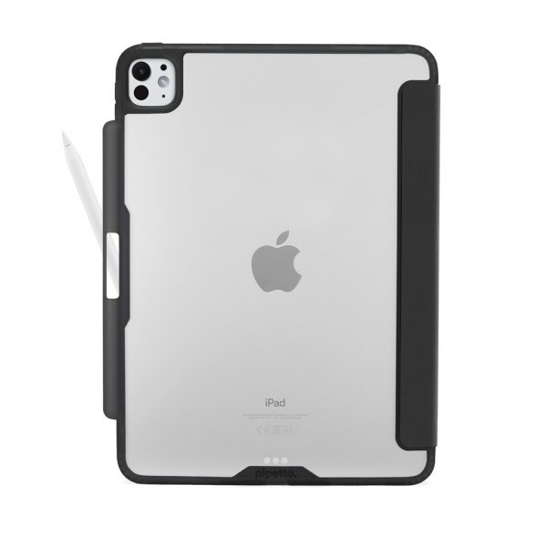 Pipetto iPad Pro 13 (M4/M5) Suojakotelo Origami No3 Pencil Case Musta