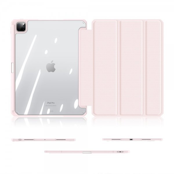 Dux Ducis iPad Pro 13 (M4/M5) -suojakotelo, TOBY Series, vaaleanpunainen