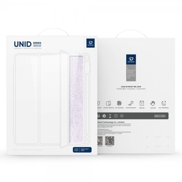 Dux Ducis iPad Pro 13 (M4/M5) Suojakotelo UNID-sarja Violetti
