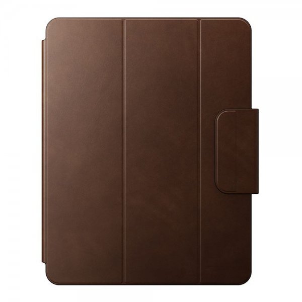 Nomad iPad Pro 13 (M4/M5) Folio-kotelo, nahka, ruskea