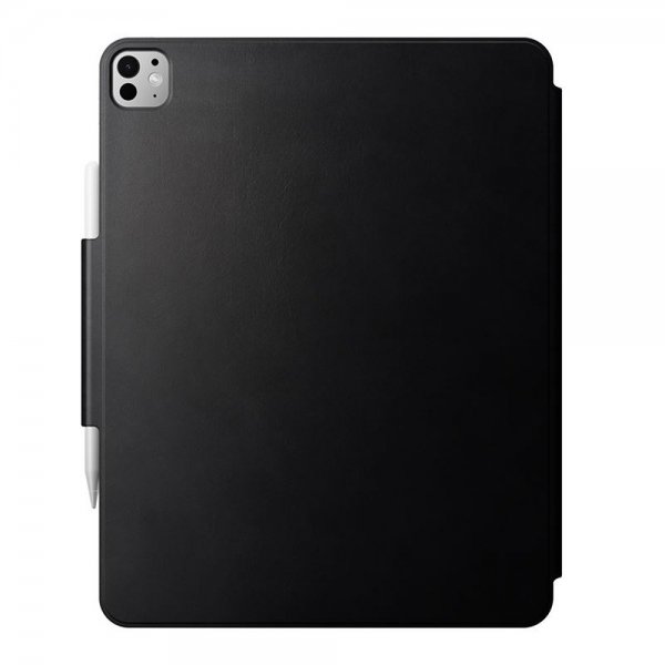 Nomad iPad Pro 13 (M4/M5) -kotelo, nahkainen Folio, musta