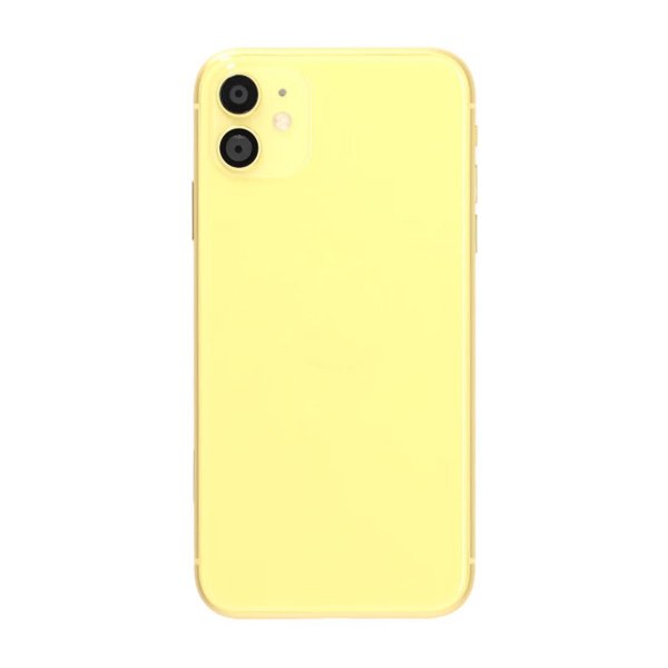 iPhone 11 Takakansi täydellä kehyksellä Premium - Keltainen