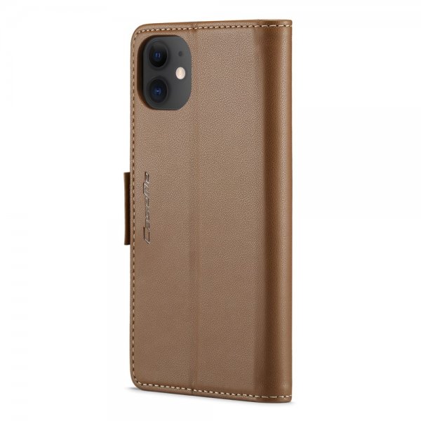 CaseMe iPhone 11 -suojakotelo 023-sarja Ruskea