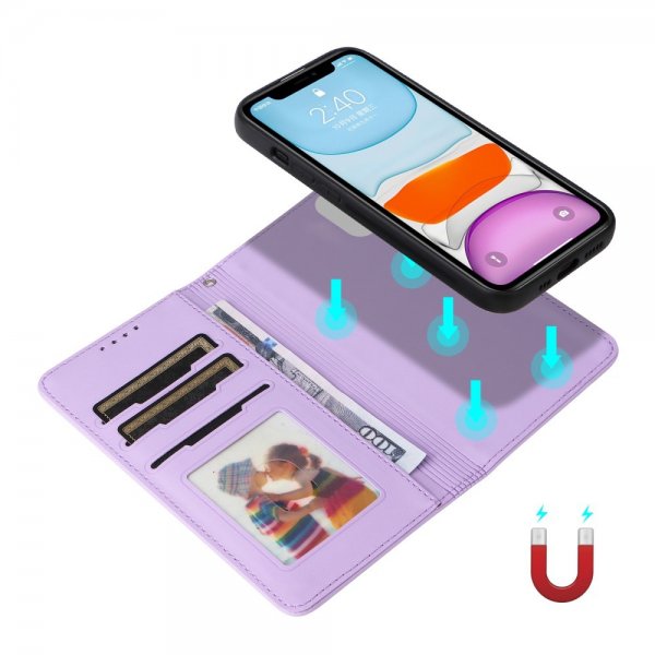 Betopnice iPhone 11 -kotelo irrotettavalla kuorella 005 Violetti