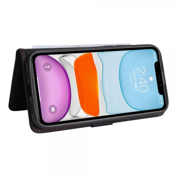 Betopnice iPhone 11 -kotelo irrotettavalla kuorella 005 Musta