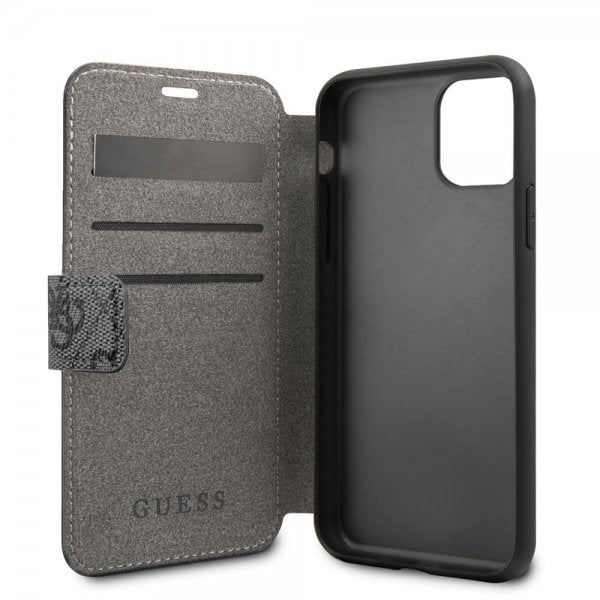 Guess iPhone 11 -suojakuori Monogram Harmaa
