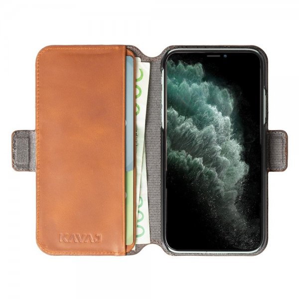 KAVAJ iPhone 11 -suojakuori Phoenix Ruskea