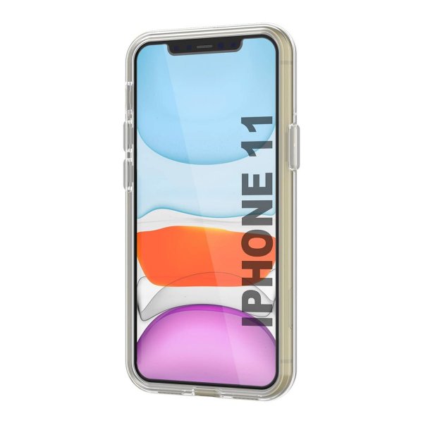 Rvelon iPhone 11 Kuoret Korttipidike Läpinäkyvä
