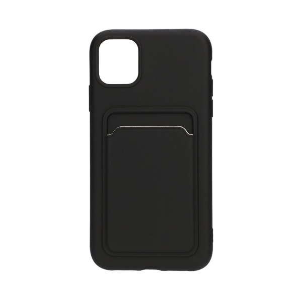 iPhone 11 Suojakuori Korttipidike Musta