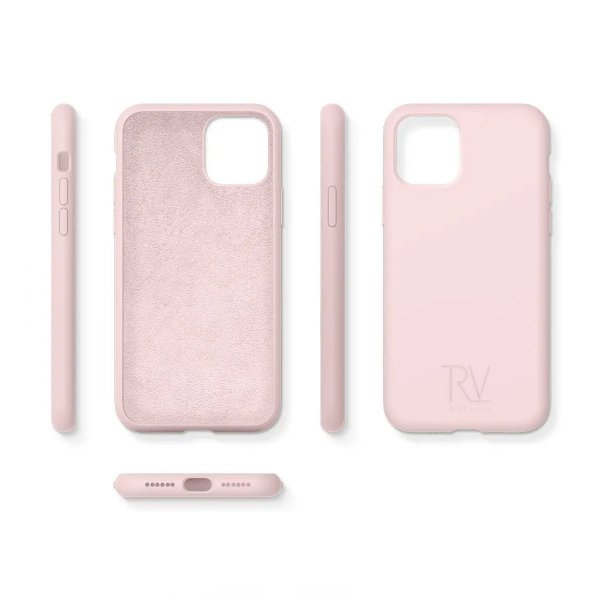 Rvelon iPhone 11 Silikonisuojakuori Hiekanvaaleanpunainen