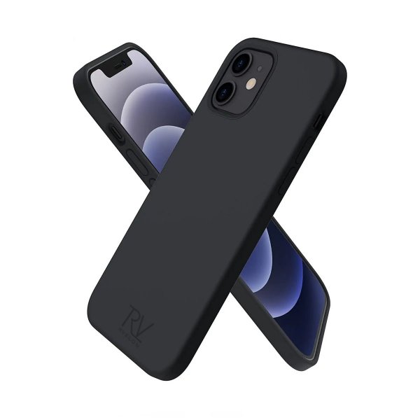 Rvelon iPhone 11 -suojakuori, silikonia, musta