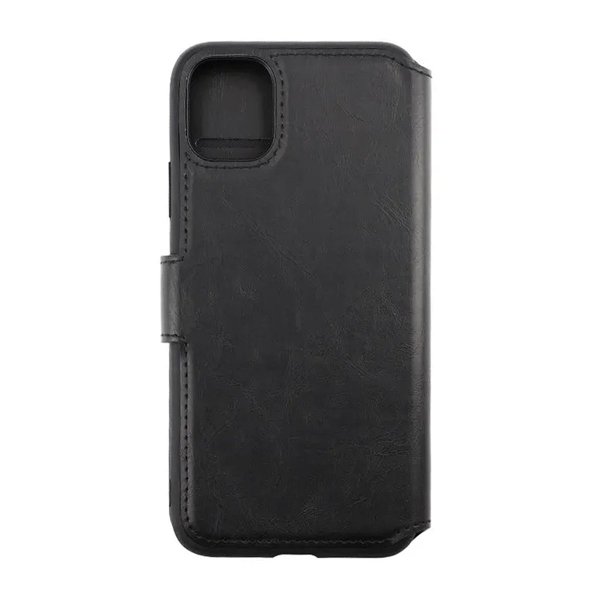 Rvelon iPhone 11 -kotelo, taitettava korttitasku, musta