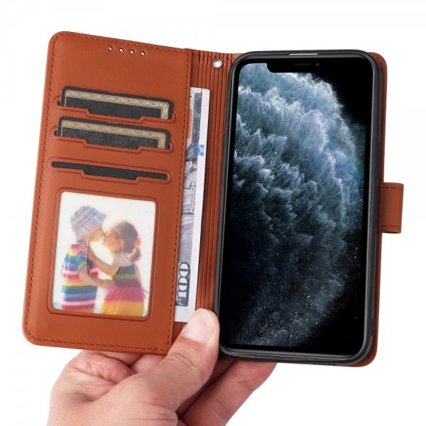 Betopnice iPhone 11 Pro -kotelo irrotettavalla kuorella 005 Ruskea
