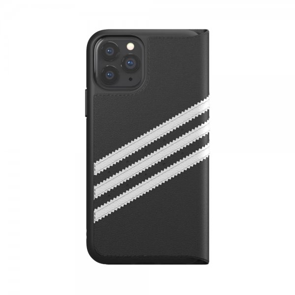 Adidas iPhone 11 Pro -suojakuori TAI lompakkokotelo musta-valkoinen