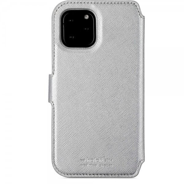 holdit iPhone 11 Pro Kotelo Stockholm Irrotettava Kuori Hopea
