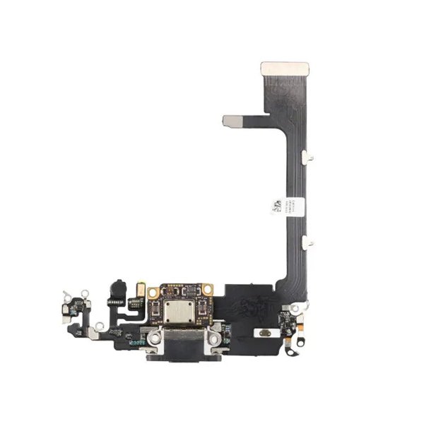 iPhone 11 Pro - Latausliitin Flex-kaapeli - Musta