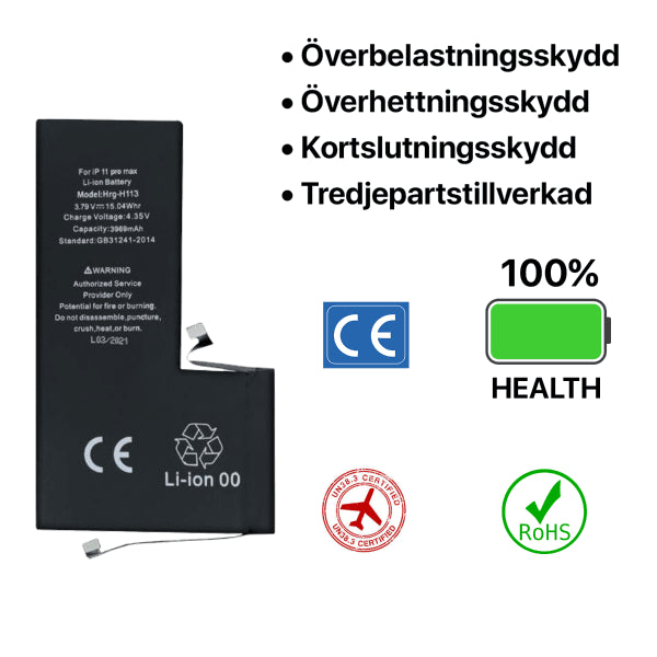 iPhone 11 Pro Max Akku Korkealaatuinen