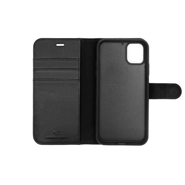 iPhone 11 Pro Max -kotelo, magneettinen, irrotettava kuori, musta