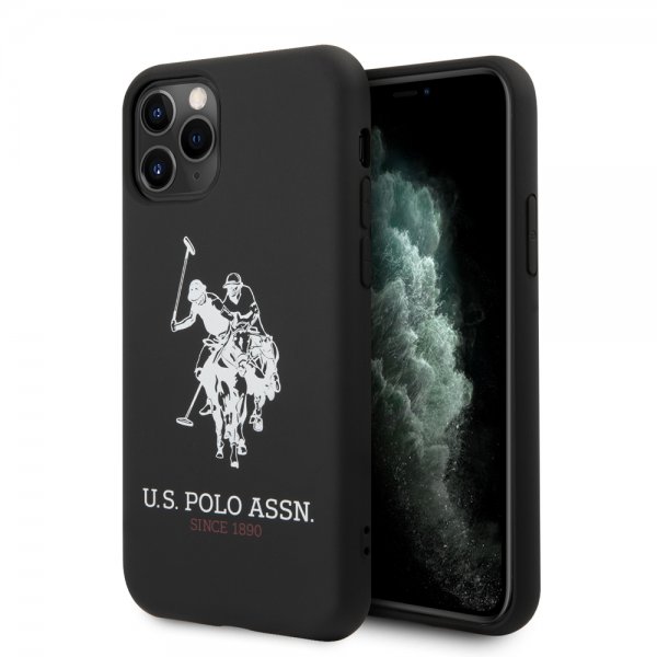 U.S. Polo iPhone 11 Pro Max -suojakuori Big Logo Musta